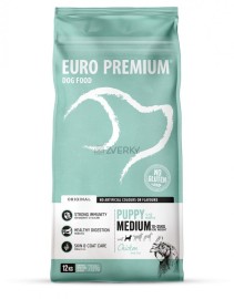 Euro-Premium Medium Puppy Chicken & Rice 12kg