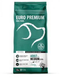 Euro-Premium Medium Adult Chicken & Rice 12kg