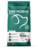 Euro-Premium Medium Adult Lamb & Rice 3kg - cena, porovnanie