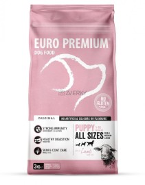 Euro-Premium All Breed Puppy Lamb & Rice 3kg