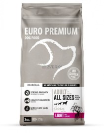 Euro-Premium All Breed Adult Light 3kg