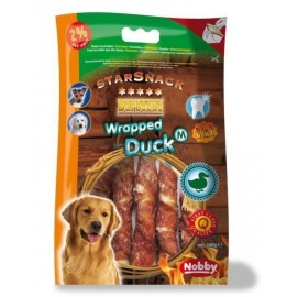 Nobby Dog Pamlsok StarSnack Wrapped Kačka M 140g