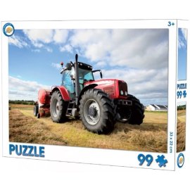 Toy Universe Puzzle Červený traktor 99ks