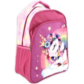 Difuzed Dievčenské školský batoh s jednorožcom