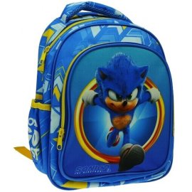 Gim Detský batoh s predným vreckom Ježko Sonic 2