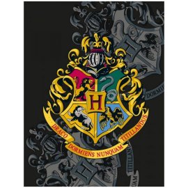 Halantex Fleecová deka Harry Potter s erbom 130 x 170 cm