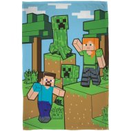 Halantex Fleecová deka Minecraft Alex a Steve 100 x 150 cm - cena, porovnanie