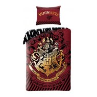 Halantex Bavlnené obliečky Harry Potter so zlatým erbom Rokfortu 70 x 90 cm + 140 x 200 cm - cena, porovnanie
