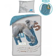 Halantex Bavlnené obliečky Animal Planet - Koala 70 x 90 cm + 140 x 200 cm - cena, porovnanie