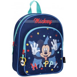 Vadobag Detský batoh s predným vreckom Mickey Mouse - Happy