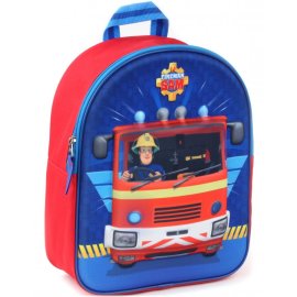 Vadobag Chlapčenský 3D batoh Požiarnik Sam s jeho veľkým hasičským autom