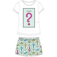 E Plus M Dámske krátke bavlnené pyžamo Monopoly