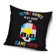 Carbotex Vankúš Retro Games - Play hard or game over - cena, porovnanie