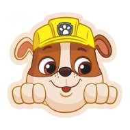 Carbotex Tvarovaný 3D vankúš Tlapková patrola - Rubble - cena, porovnanie