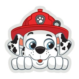 Carbotex Tvarovaný 3D vankúš Tlapková patrola - Marshall