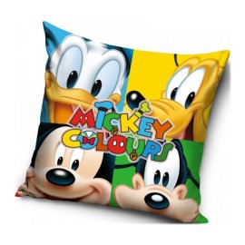 Carbotex Povlak na vankúš Mickey Mouse Colours - Disney Gang 40 x 40 cm