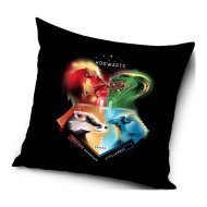 Carbotex Obliečka na vankúš Harry Potter - farebný erb Hogwarts 40 x 40 cm - cena, porovnanie