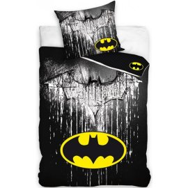 Carbotex Bavlnené obliečky Batman - Steel 70 x 90 cm + 140 x 200 cm