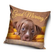 Carbotex Obliečka na vankúš s psíkom - Good Morning! 40 x 40 cm - cena, porovnanie