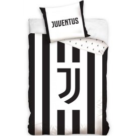 Carbotex Bavlnené obliečky Juventus FC - Black & White 70 x 90 cm + 140 x 200 cm