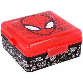 Stor Multibox na desiatu Spiderman Square