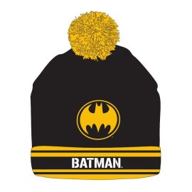 E Plus M Chlapčenská zimná pletená čiapka s brmbolcom Batman