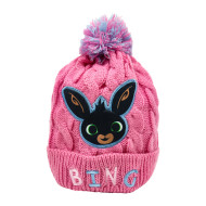 E Plus M Dievčenská pletená čiapka s brmbolcom Zajačik Bing - cena, porovnanie