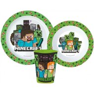 Stor Sada plastového riadu Minecraft s kelímkom - 3 dielna súprava - cena, porovnanie