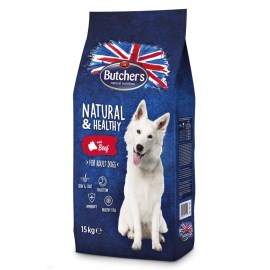 Butchers Dog Natural&Healthy Dry s hovädzím mäsom 15kg