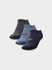 4F Pánske basic členkové ponožky (3-pack)