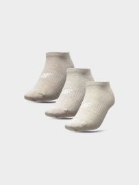 4F Dámske basic členkové ponožky (3 páry)