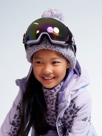 4F Dievčenské lyžiarske okuliare so viacfarebným povrchom
