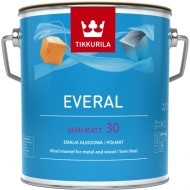 Tikkurila Everal Semi Mat 2,7l - cena, porovnanie