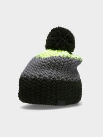 4F Chlapčenská zimná čiapka s flísovou čelenkou