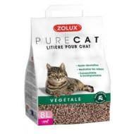 Zolux Podstielka PURECAT natural 8l - cena, porovnanie