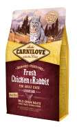 Carnilove Cat Fresh Chicken & Rabbit Gourmand for Adult 2kg - cena, porovnanie