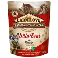 Carnilove Dog Pouch Paté Wild Boar with Rosehips 300g - cena, porovnanie