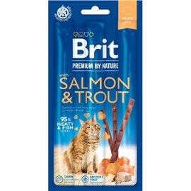 Brit Premium by Nature Cat Sticks with Salmon & Trout 3ks