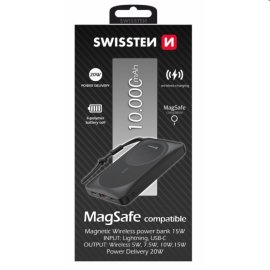 Swissten Powerbank MagSafe 10 000 mAh