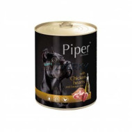 Piper Dog Konzerva Kuracie srdcia a hneda ryža 800g - cena, porovnanie