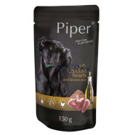 Piper Dog Kapsička Kuracie srdcia a hnedá ryža 150g - cena, porovnanie