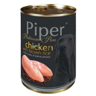 Piper Dog Konzerva Platinum Kura a hnedá ryža 400g - cena, porovnanie