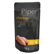 Piper Dog Kapsička Platinum Kura a hnedá ryža 150g - cena, porovnanie