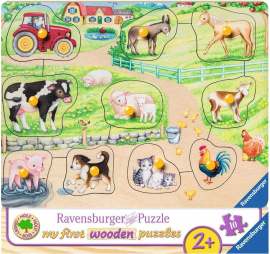 Ravensburger Puzzle Ráno na farme 10 dielov