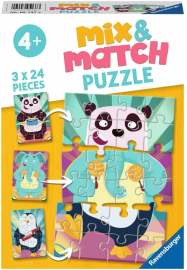 Ravensburger Puzzle Mix & Match Puzzle Vtipné zvieratká 3x24