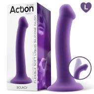 Action Bouncy Liquid Silicone Dildo Hiper Flexible 7.5" - cena, porovnanie