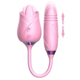 Martinelia Double Tongue Cliris Stimulator and Thrusting Egg