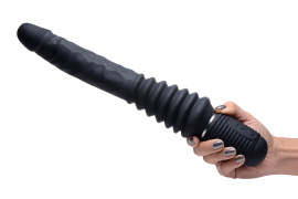 Master Series Series 10X Thrust Master Vibrating and Thrusting Dildo