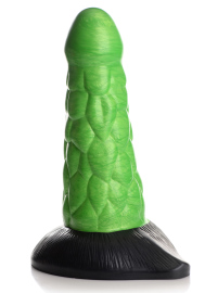 Creature Cocks Radioactive Reptile Thick Scaly Silicone Dildo