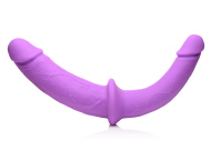 Strap U Double Charmer Silicone Double Dildo with Harness - cena, porovnanie